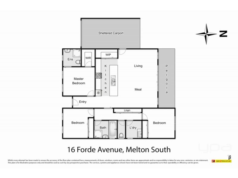 16 Forde Avenue, Melton South VIC 3338 Floorplan