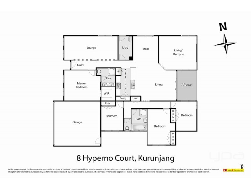 8 Hyperno Court, Kurunjang VIC 3337 Floorplan