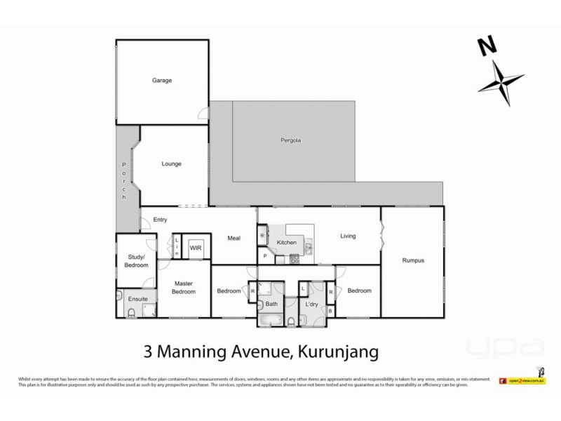 3 Manning Avenue, Kurunjang VIC 3337 Floorplan