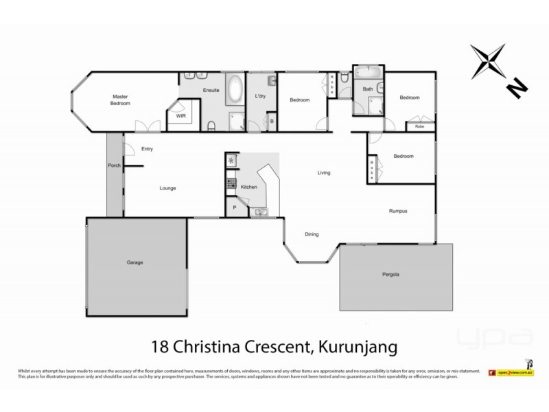 18 Christina Crescent, Kurunjang VIC 3337 Floorplan