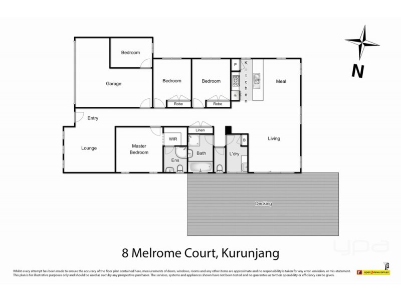 8 Melrome Court, Kurunjang VIC 3337 Floorplan