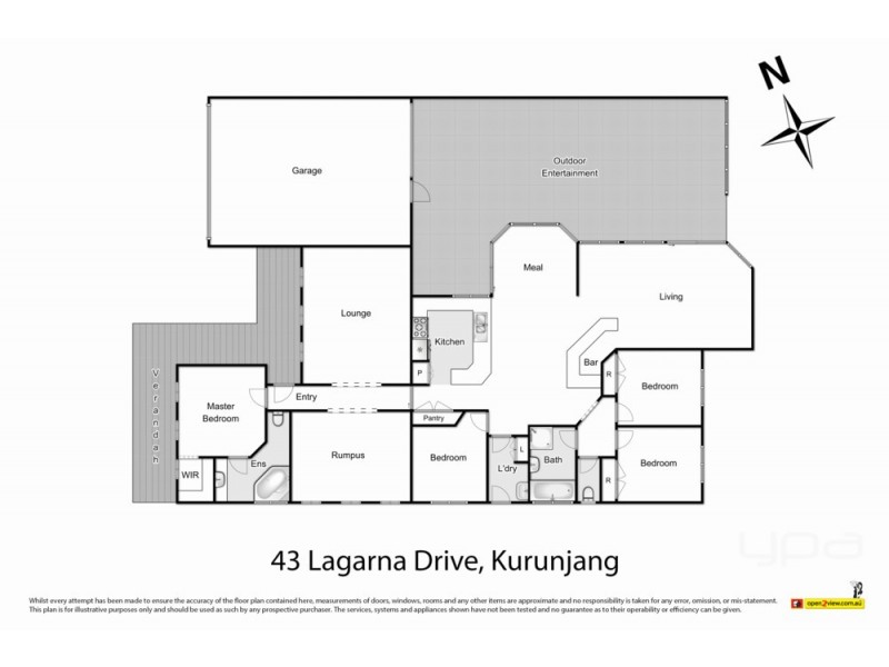 43 Lagarna Drive, Kurunjang VIC 3337 Floorplan