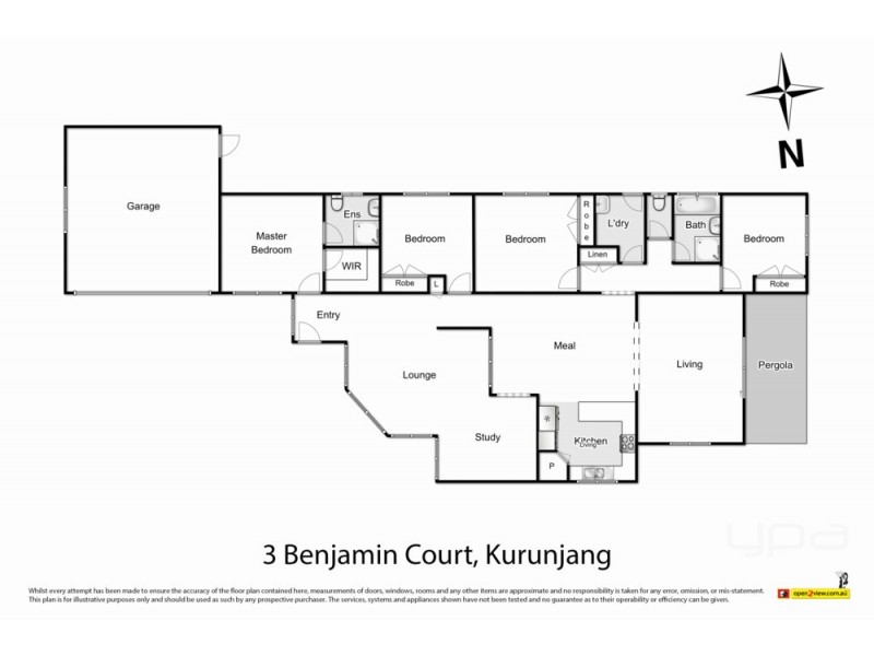 3 Benjamin Court, Kurunjang VIC 3337 Floorplan