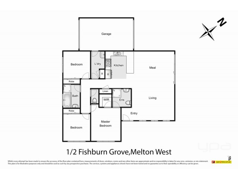 1/2 Fishburn Grove, Melton West VIC 3337 Floorplan