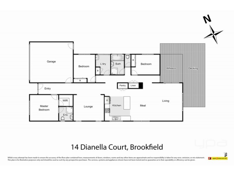 14 Dianella Court, Brookfield VIC 3338 Floorplan