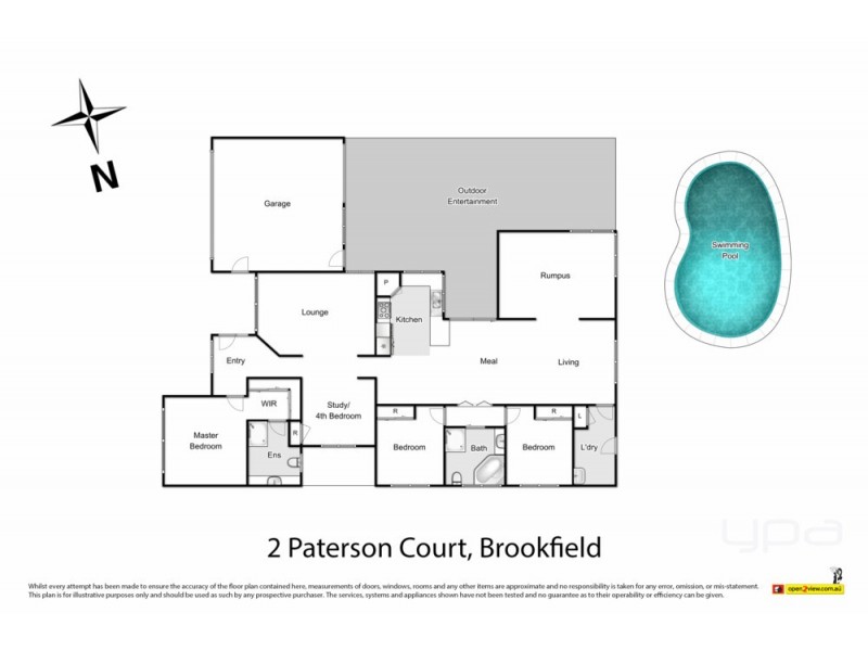 2 Paterson Court, Brookfield VIC 3338 Floorplan