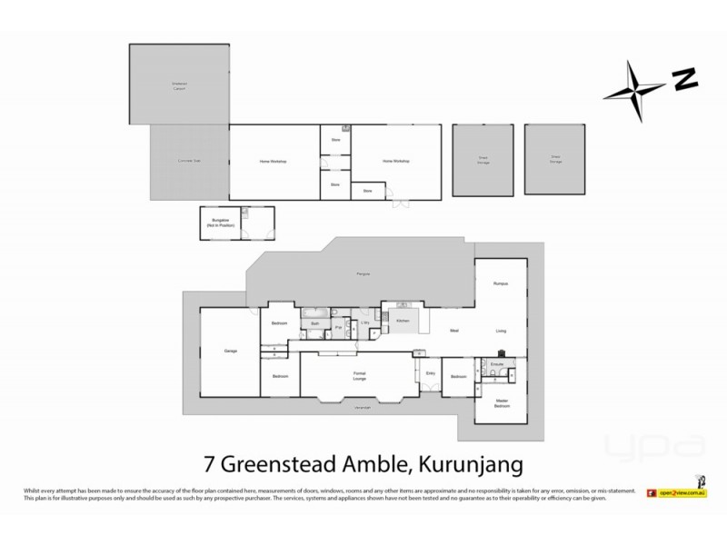 7 Greenstead Amble, Kurunjang VIC 3337 Floorplan