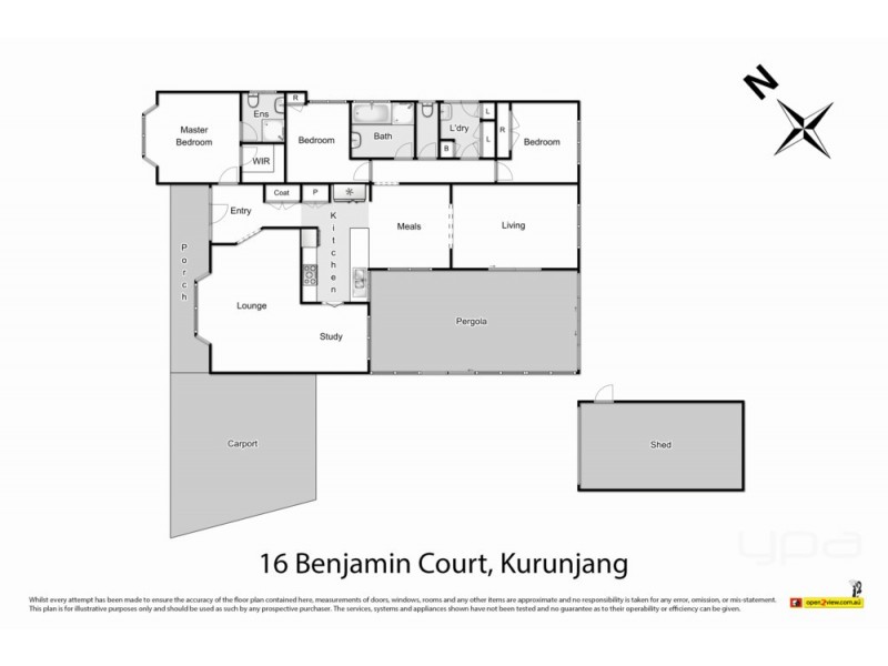 16 Benjamin Court, Kurunjang VIC 3337 Floorplan