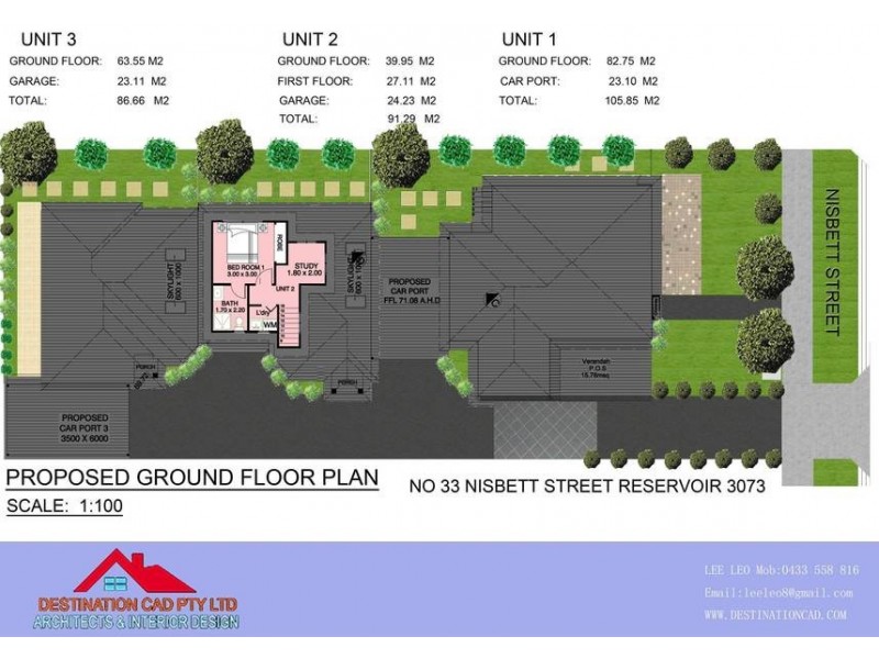 1,2,3/33 Nisbett Street, Reservoir VIC 3073