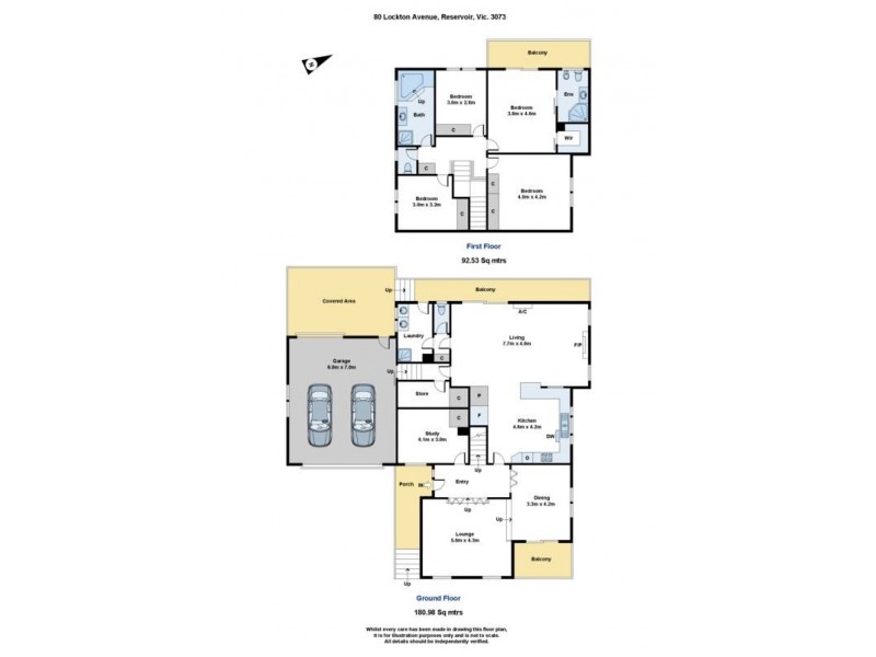 80 Lockton Avenue, Reservoir VIC 3073 Floorplan