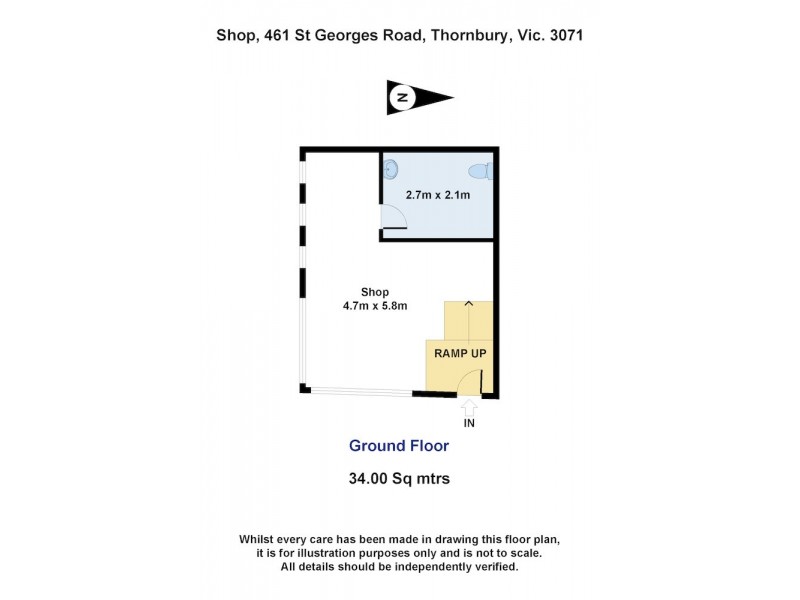 461 St Georges Road, Thornbury VIC 3071 Floorplan