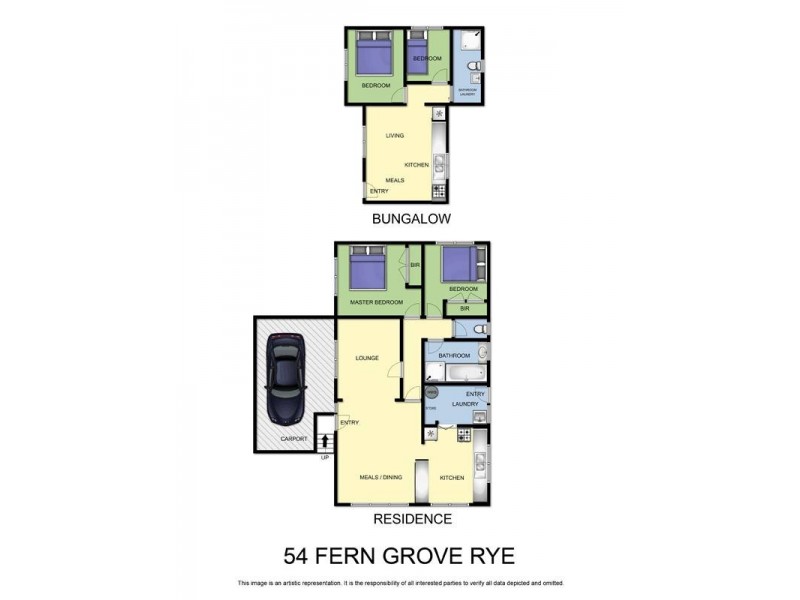 54 Fern Grove, Rye VIC 3941 Floorplan