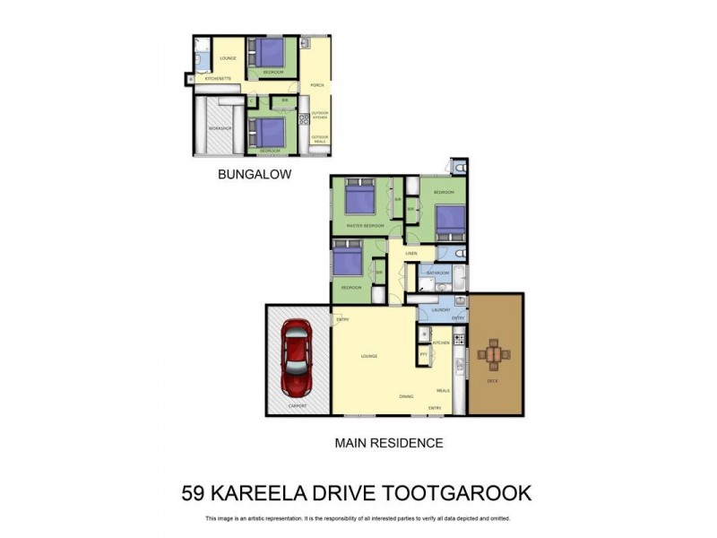 59 Kareela Drive, Tootgarook VIC 3941 Floorplan