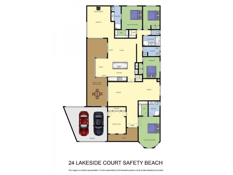 24 Lakeside Court, Safety Beach VIC 3936 Floorplan