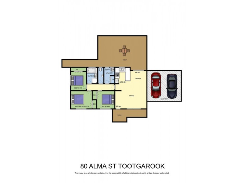 80 Alma Street, Tootgarook VIC 3941 Floorplan
