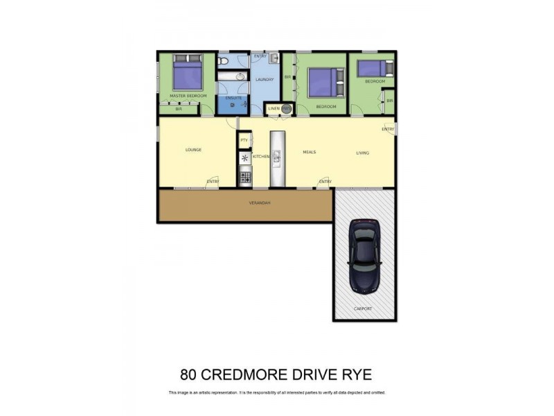 80 Creedmore Drive, Rye VIC 3941 Floorplan