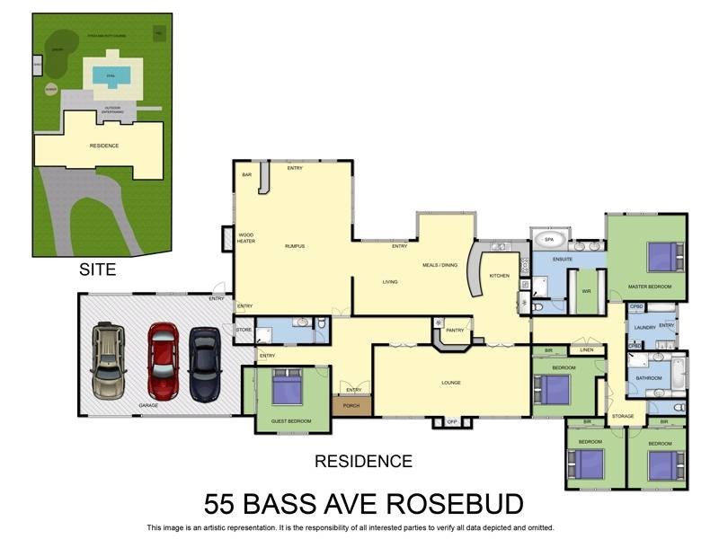 55 Bass Avenue, Rosebud VIC 3939 Floorplan