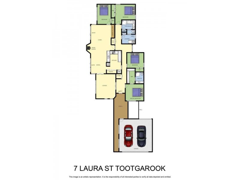 7 Laura Street, Tootgarook VIC 3941 Floorplan