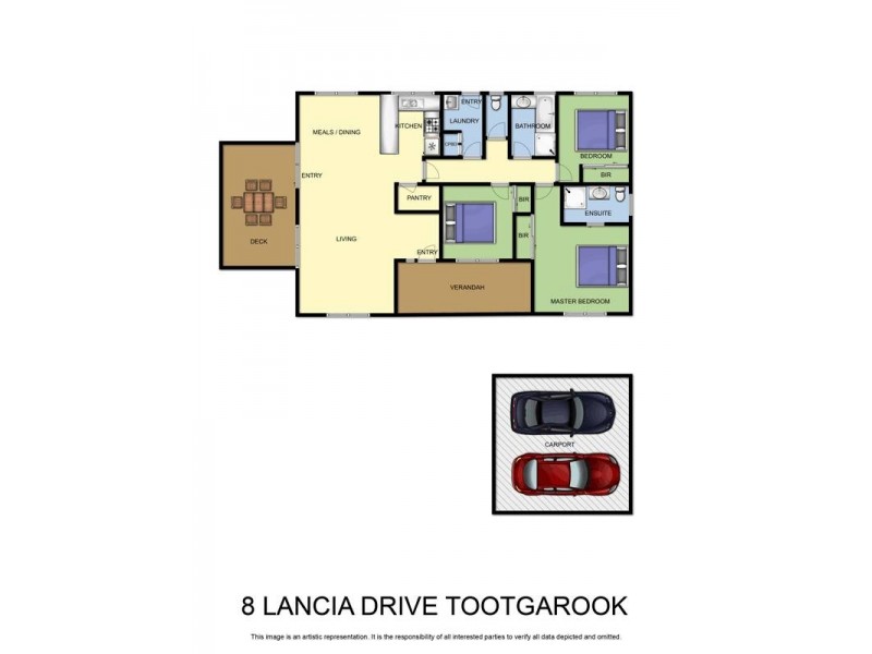 8 Lancia Drive, Tootgarook VIC 3941 Floorplan