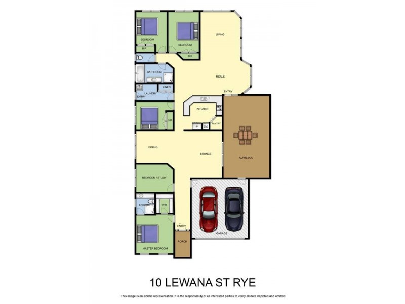 10 Lewana St, Rye VIC 3941 Floorplan