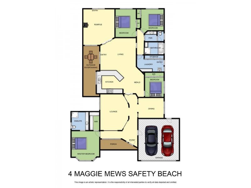 4 Maggie Mews, Safety Beach VIC 3936 Floorplan