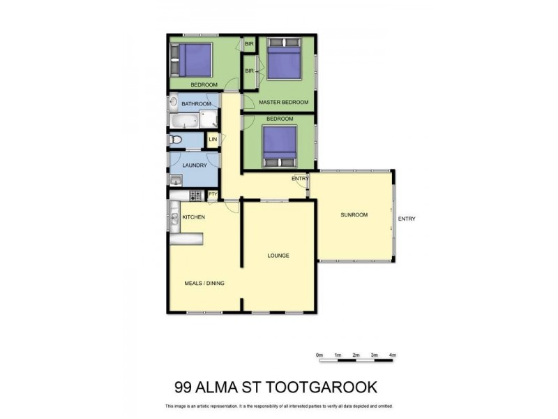 99 Alma Street, Tootgarook VIC 3941 Floorplan
