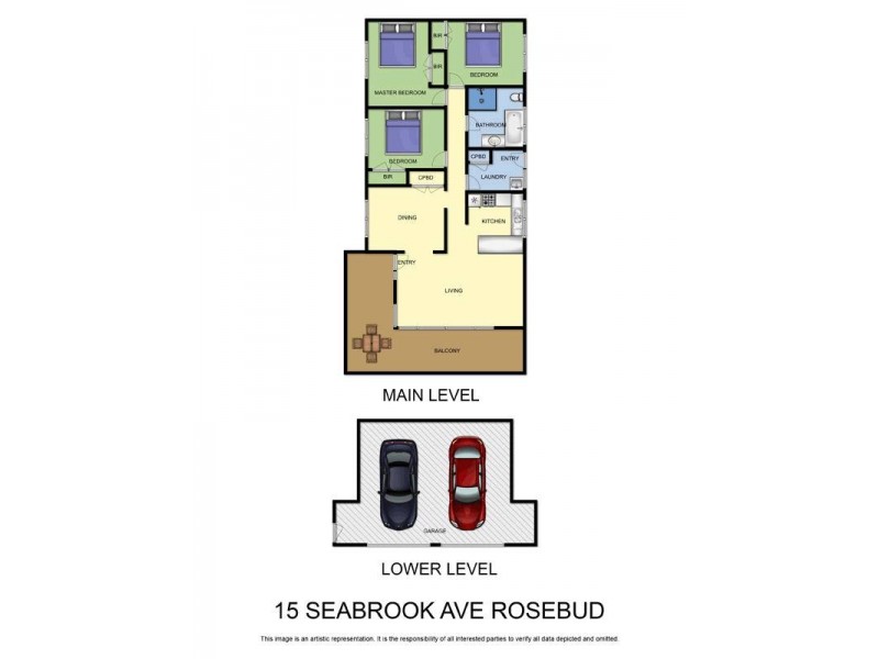 15 Seabrook Avenue, Rosebud VIC 3939 Floorplan
