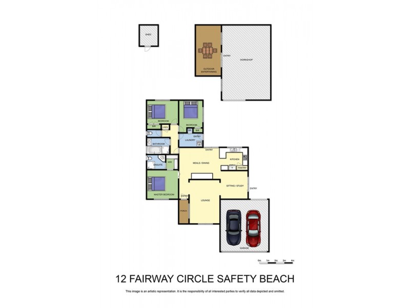 12 Fairway Circle, Safety Beach VIC 3936 Floorplan
