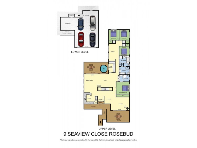 9 Seaview Close, Rosebud VIC 3939 Floorplan