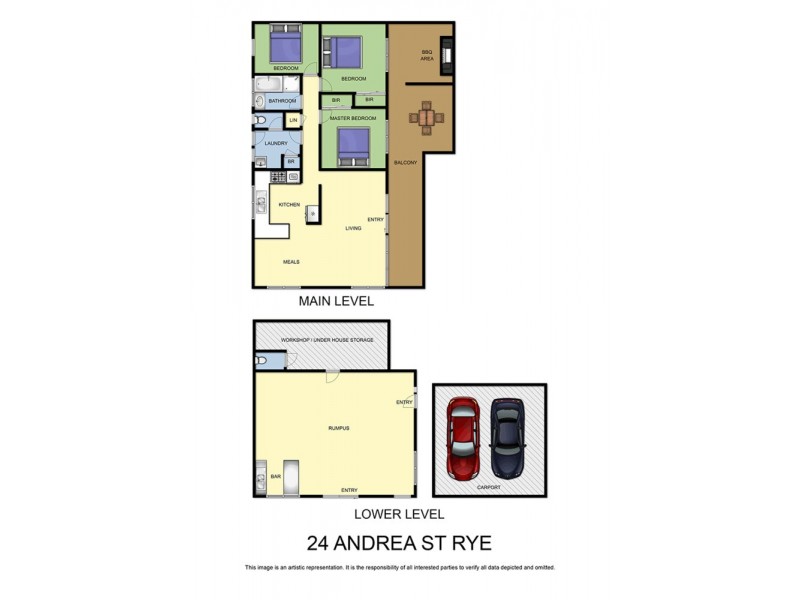 24 Andrea Street, Rye VIC 3941 Floorplan