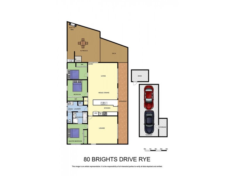 80 Brights Drive, Rye VIC 3941 Floorplan
