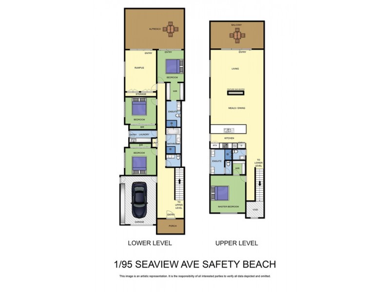 1/95 Seaview Avenue, Safety Beach VIC 3936 Floorplan