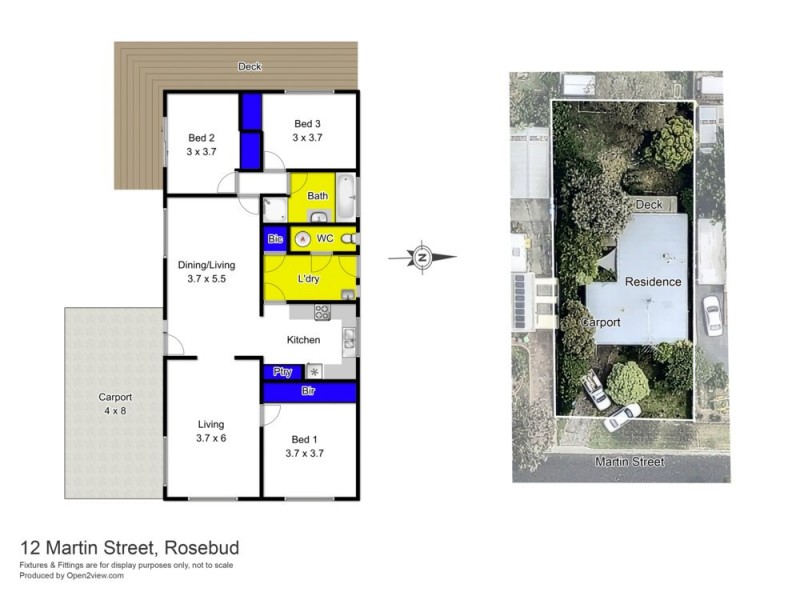 12 Martin Street, Rosebud VIC 3939 Floorplan