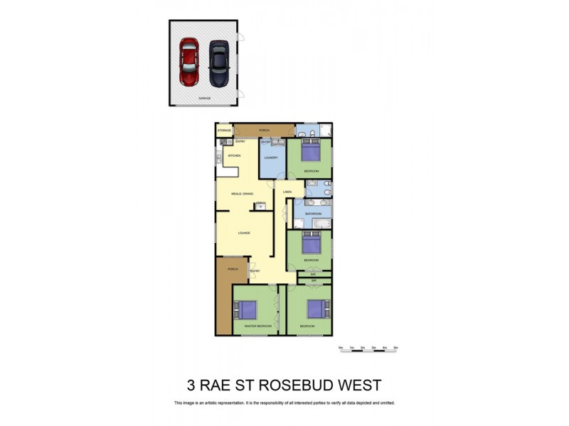 3 Rae Street, Rosebud West VIC 3940 Floorplan