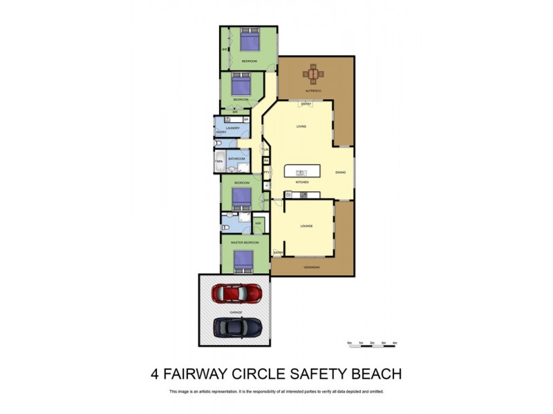 4 Fairway Circle, Safety Beach VIC 3936 Floorplan