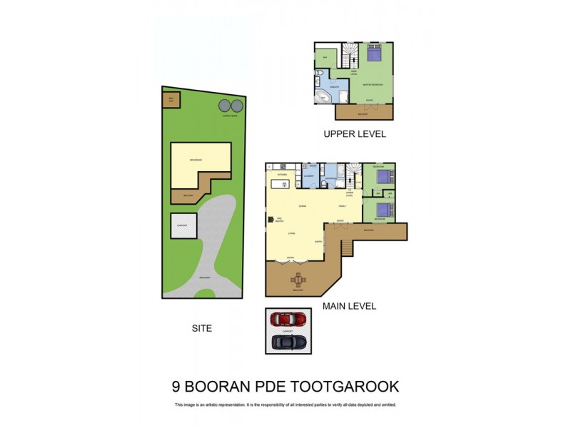 9 Booran Parade, Tootgarook VIC 3941 Floorplan