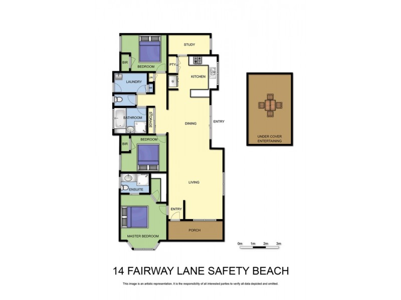 14 Fairway Lane, Safety Beach VIC 3936 Floorplan