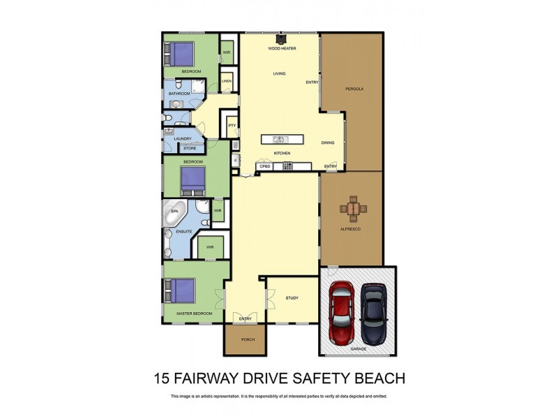 15 Fairway Drive, Safety Beach VIC 3936 Floorplan