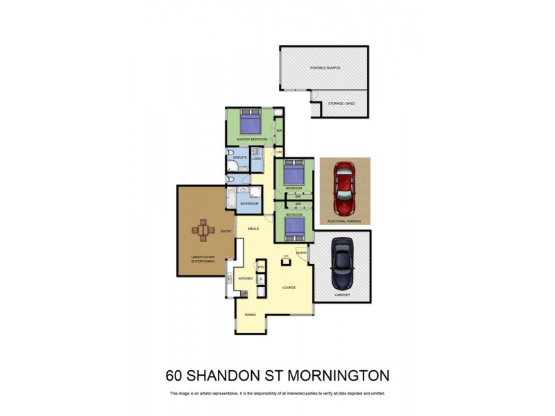 60 Shandon Street, Mornington VIC 3931 Floorplan