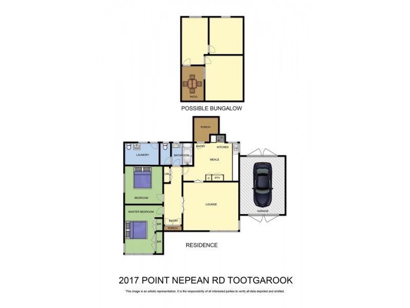 2017 Point Nepean Road, Tootgarook VIC 3941 Floorplan