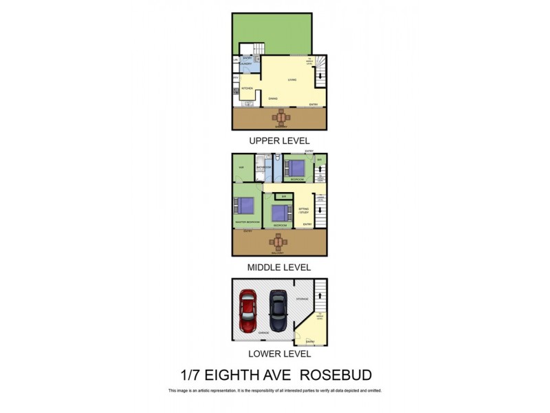 1/7 Eighth Avenue, Rosebud VIC 3939 Floorplan