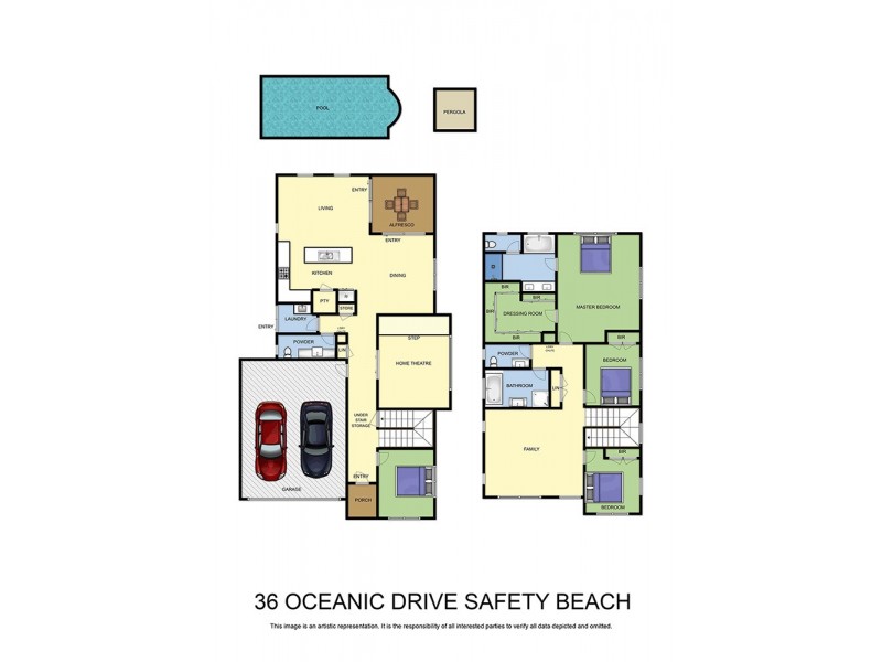 36 Oceanic Drive, Safety Beach VIC 3936 Floorplan