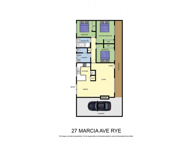 27 Marcia Avenue, Rye VIC 3941 Floorplan