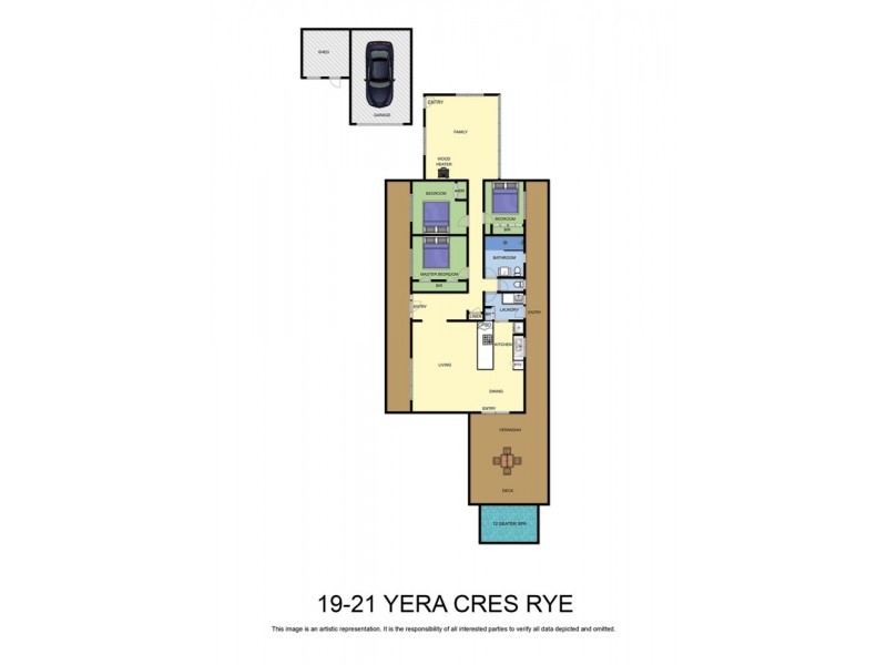 19-21 Yera Crescent, Rye VIC 3941 Floorplan