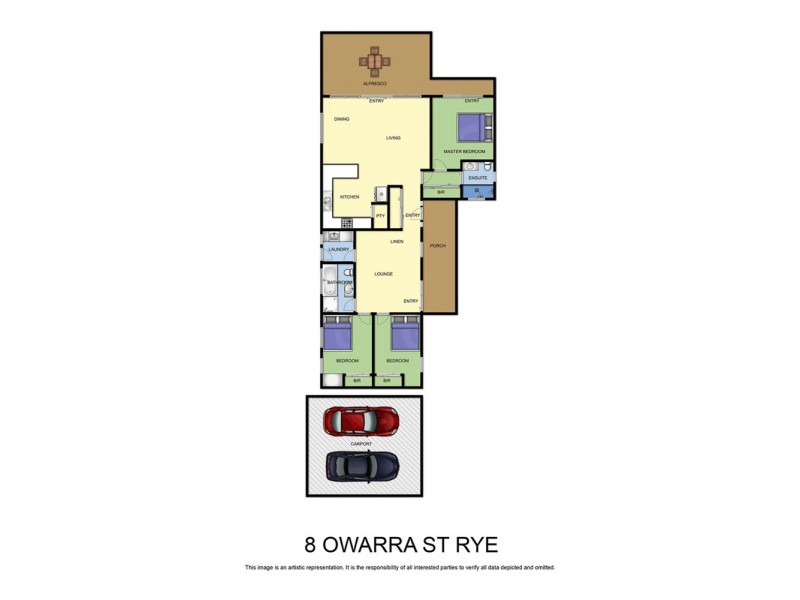 8 Owarra Street, Rye VIC 3941 Floorplan