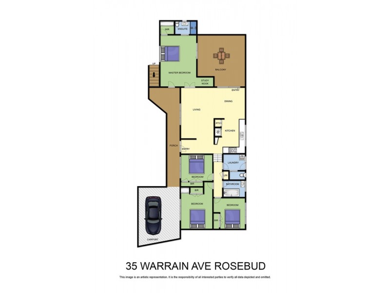 35 Warrain Avenue, Rosebud VIC 3939 Floorplan