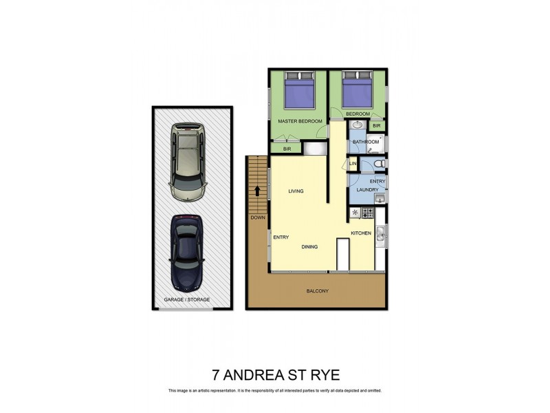 7 Andrea Street, Rye VIC 3941 Floorplan