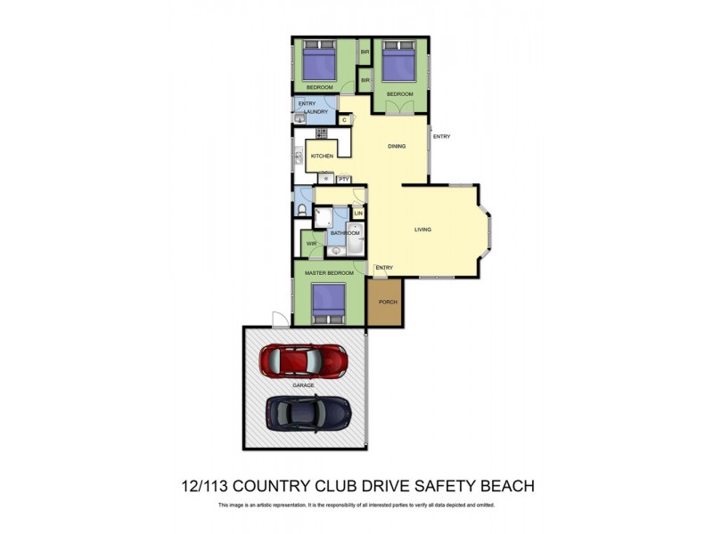 12/113 Country Club Drive, Safety Beach VIC 3936 Floorplan
