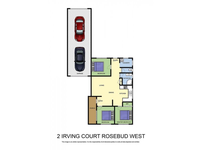 2 Irving Court, Rosebud West VIC 3940 Floorplan