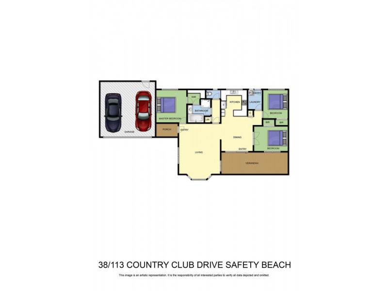 38/113 Country Club Drive, Safety Beach VIC 3936 Floorplan